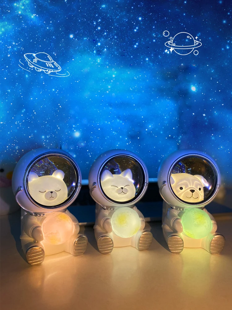 Ночник USB в виде астронавта светодиодный ночник с зарядкой галактика-хранитель