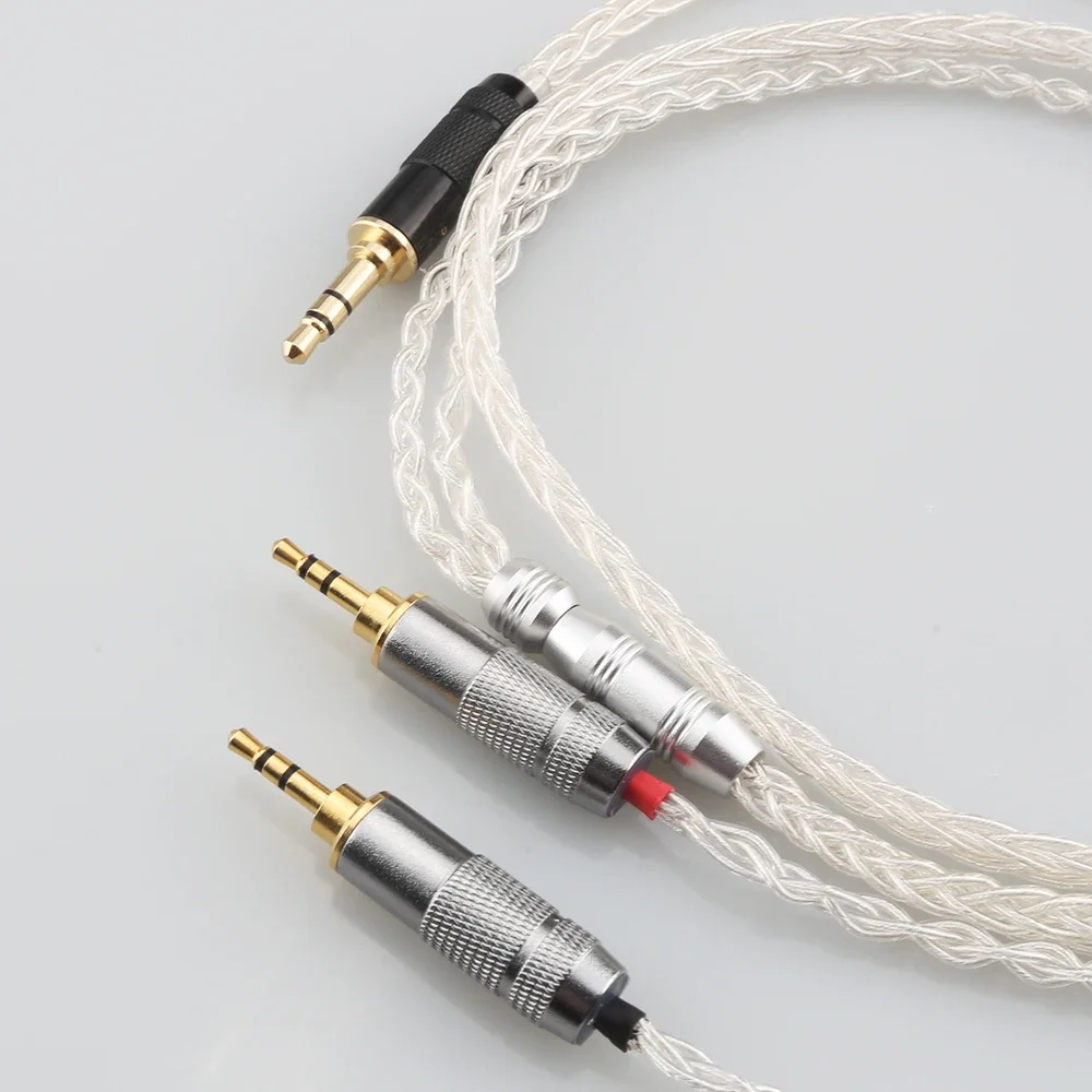 Кабель HiFi со стереоразъемом 3 5 мм и двойной штекерной вилкой 2 совместимый с Hifiman