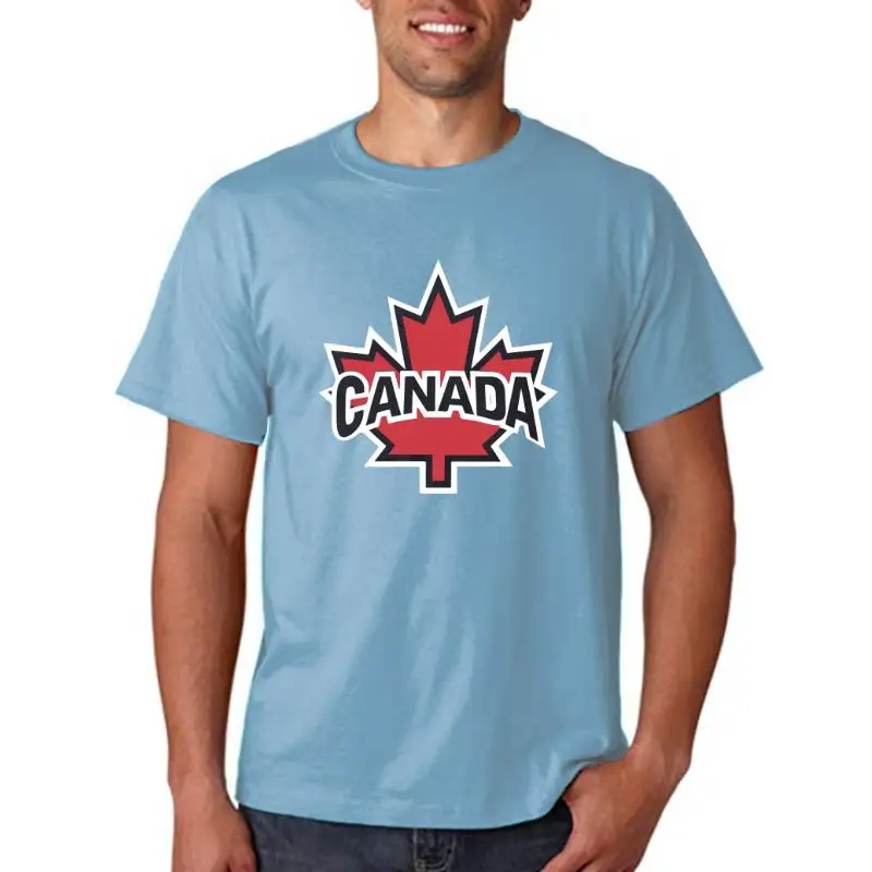 

THE Canada 2022 New Fashion Tee shirts Cotton Short Sleeve Tshirts Canadian Maple Leaf Summer Style Fitness Tshirts