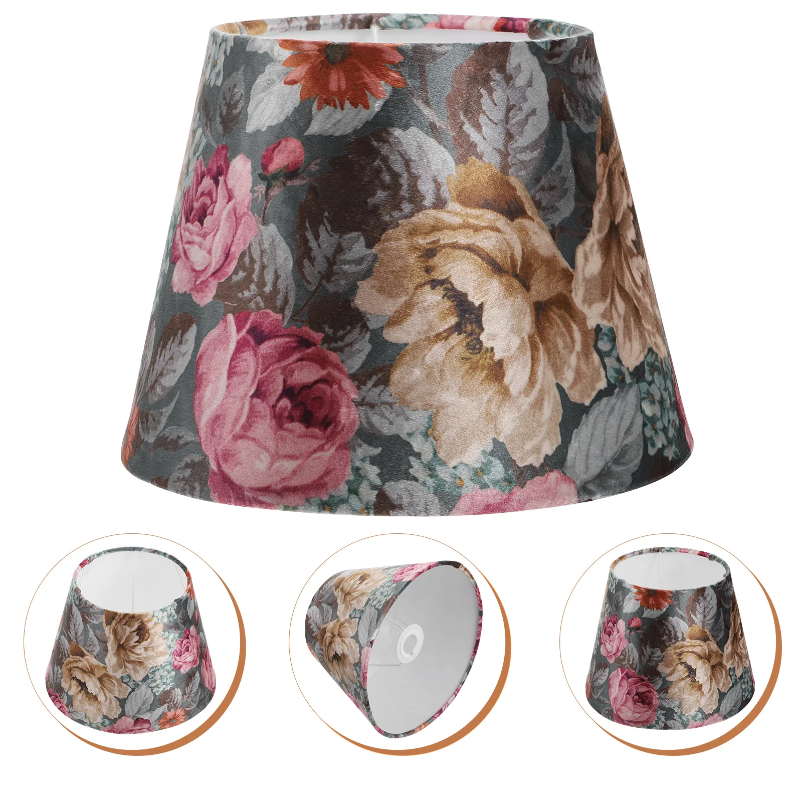 

1pc Housewarming Gift Table Lamp Cover Decor Practical Exquisite Lamp Cover Flowery Lampshade for Home Use