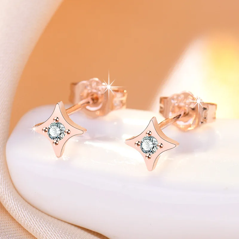 

Star earrings female temperament small simple five-pointed star earrings 2023 new stud earrings earrings for women