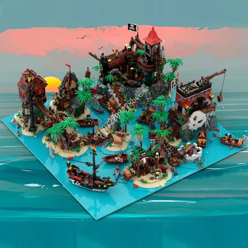 

6957 шт., Детский конструктор MOC, строительные блоки