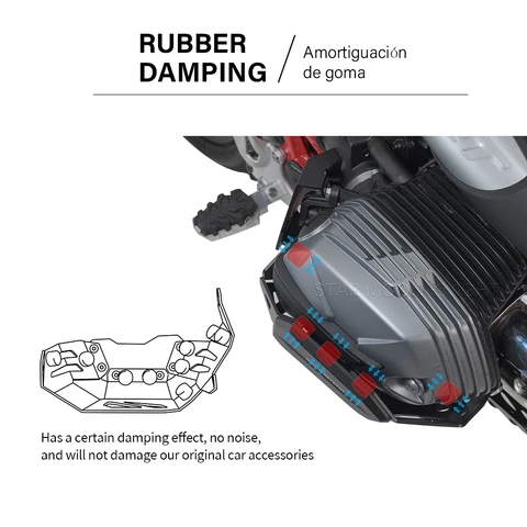 Защита головки цилиндра мотоцикла для BMW R Nine T Rnine T R1200 R1200R R1200GS Adv R 1200 GS, алюминиевая защитная крышка двигателя