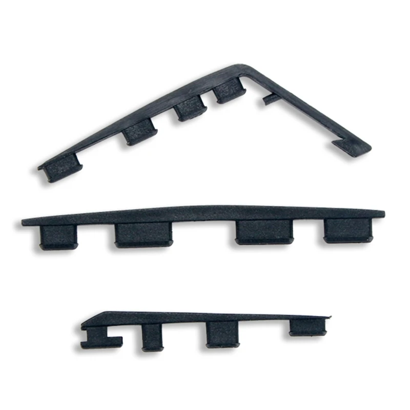 

3Pcs/pack Black Rubber Feet Cover Pad Bottom Cushion Rubber Strip for