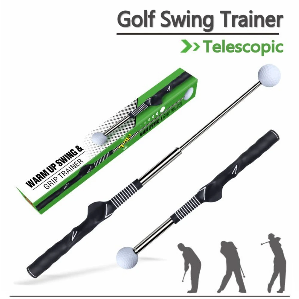 

Golf Swing Practice Stick Telescopic Golf Swing Trainer Aids Stick Posture Corrector Practice Golf Putting Exercises Sticks