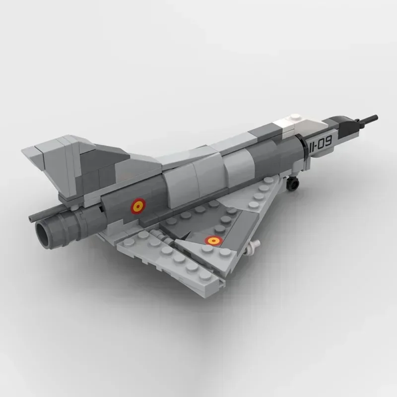 Фото Знаменитая военная серия: Конструктор MOC, масштаб 1:72, модель Mirage IIIE, технологичные кирпичики, самолет для самостоятельной сборки, игрушка, праздничный подарок №2