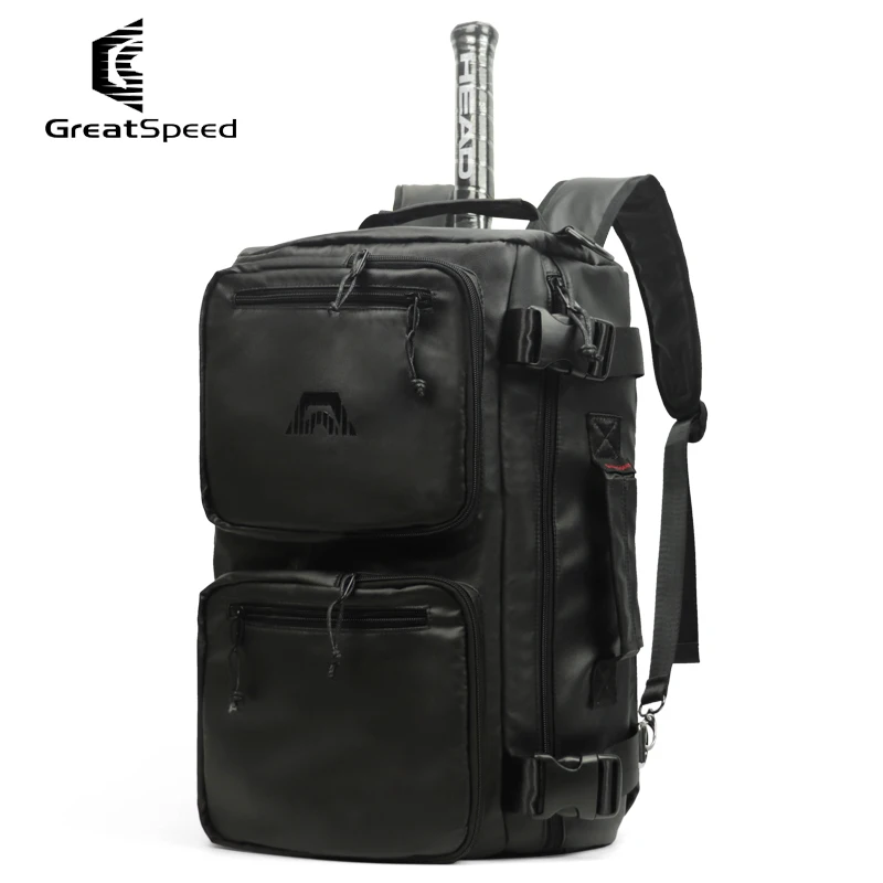 GreatSpeed Tennis Bag Badminton Bag Shoulder Portable Sports Backpack 2 in 1 Fashion Large Capacity with Shoe Compartment