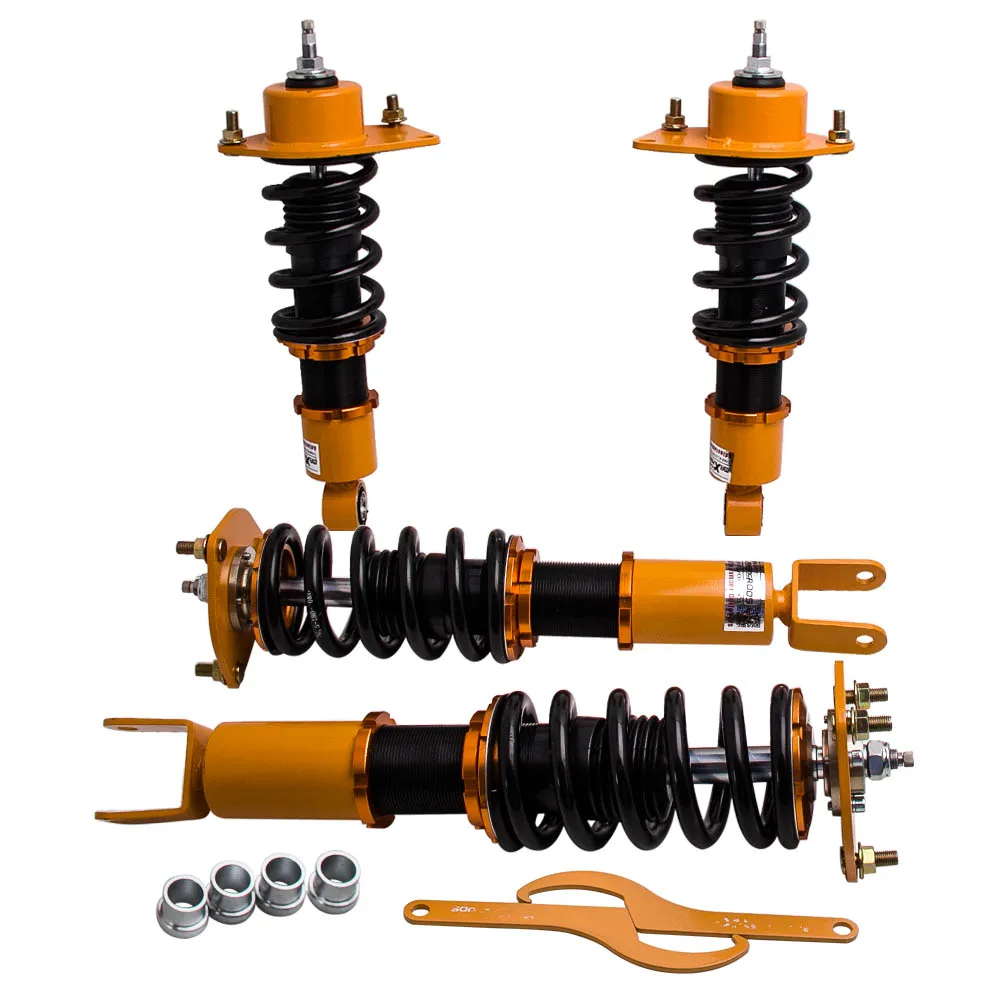 

Adjustable Height Coilover Suspension Kit Fit Mazda RX8 RX-8 Coilovers 2004-2011 Coilovers Struts Coil Over Shocks Spring Kit