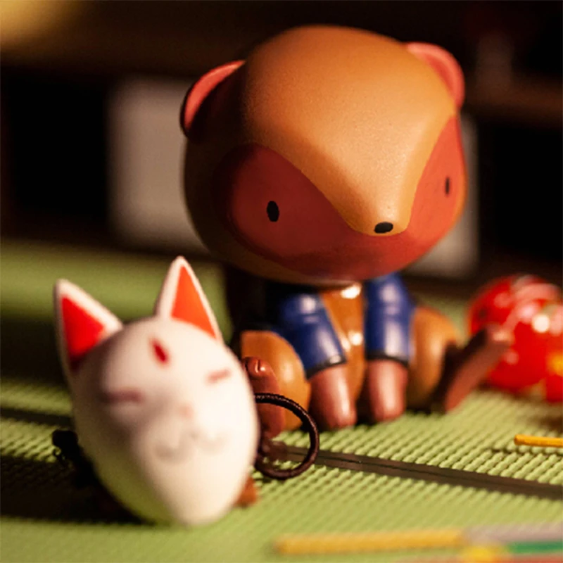 

Маленький благородный зверь 2 летний фестиваль фотозвёзд девять хвостов лиса Аниме фигурки Милая модель подарок таинственная коробка Угад...