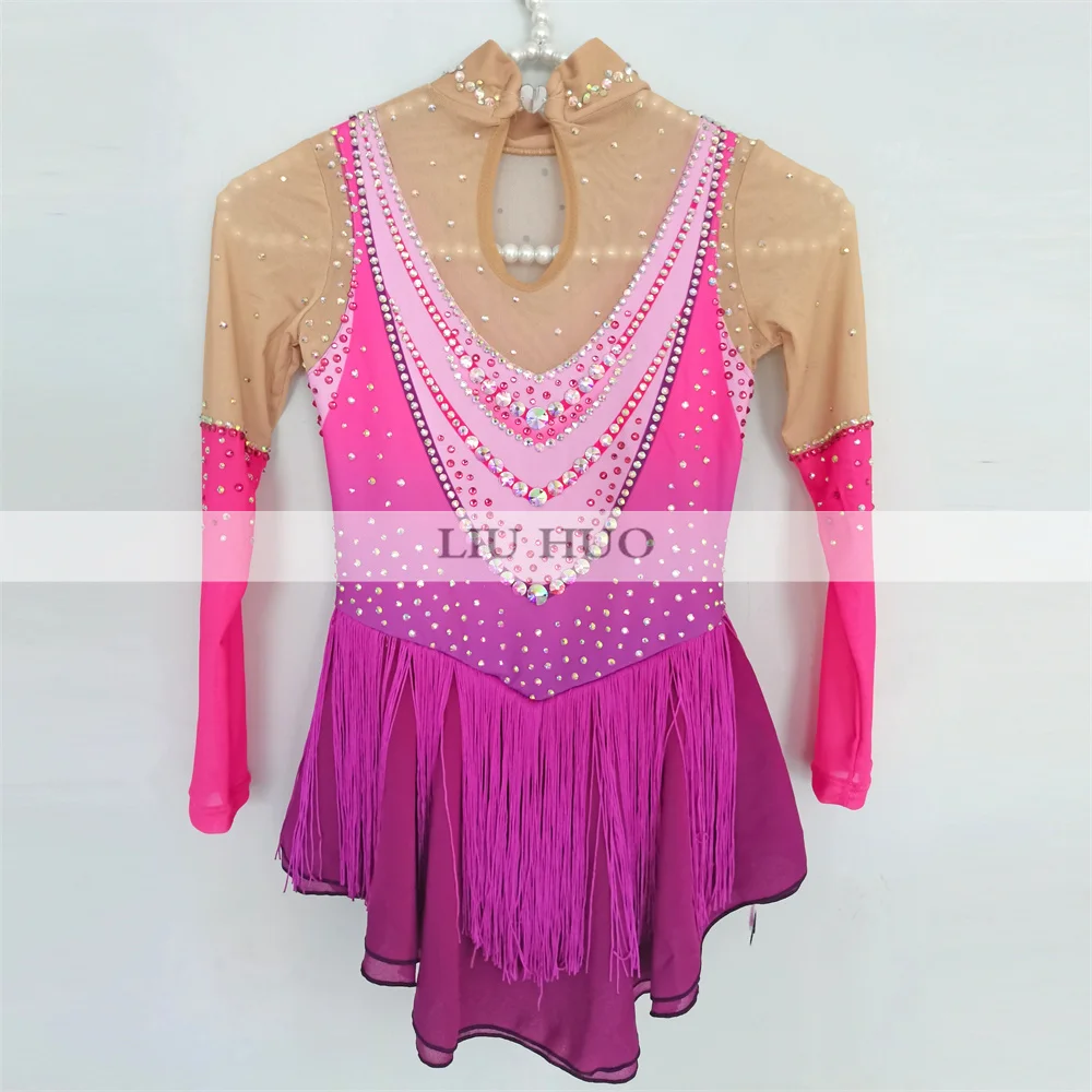 LIUHUO новое платье для фигурного катания на льду женское взрослых