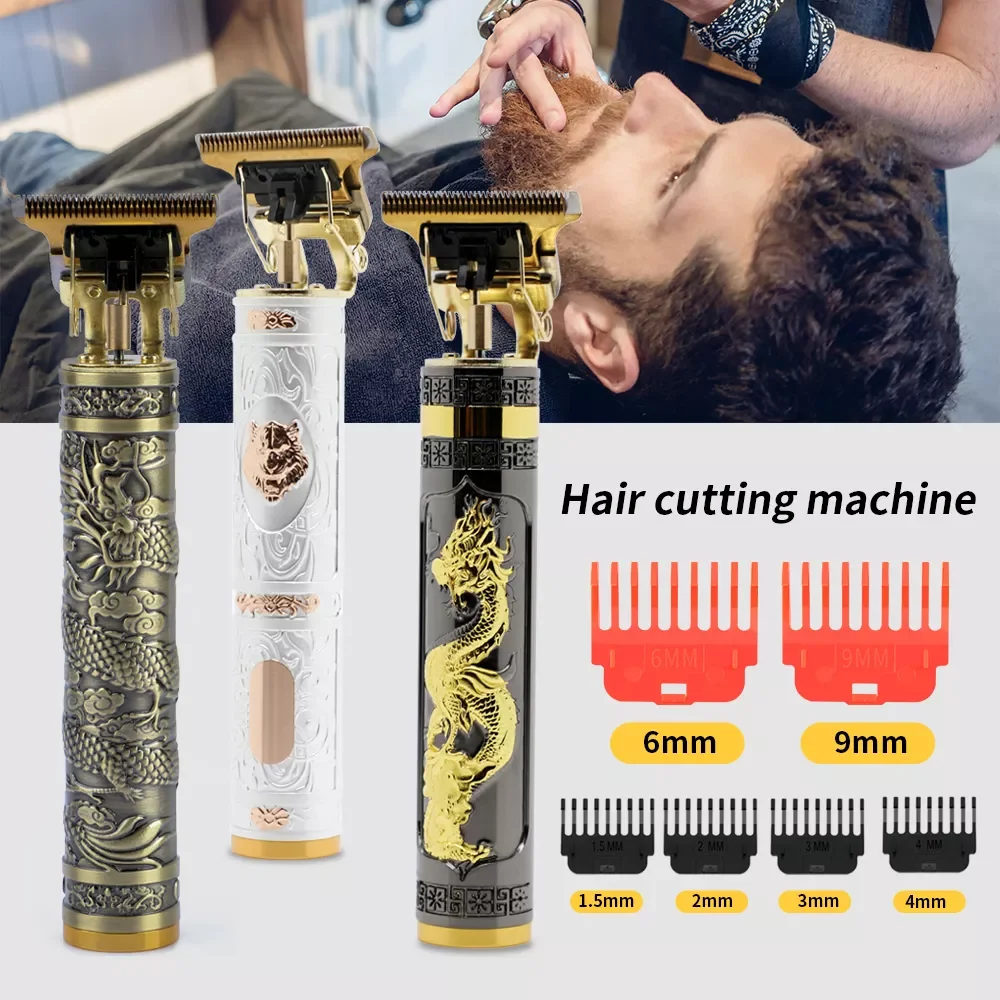 

2022 Hair Clipper Trimmer for Men Trimmer Beard Vintage T9 Haircut Shaver Professional Hair Cutting Machine T9 Machine