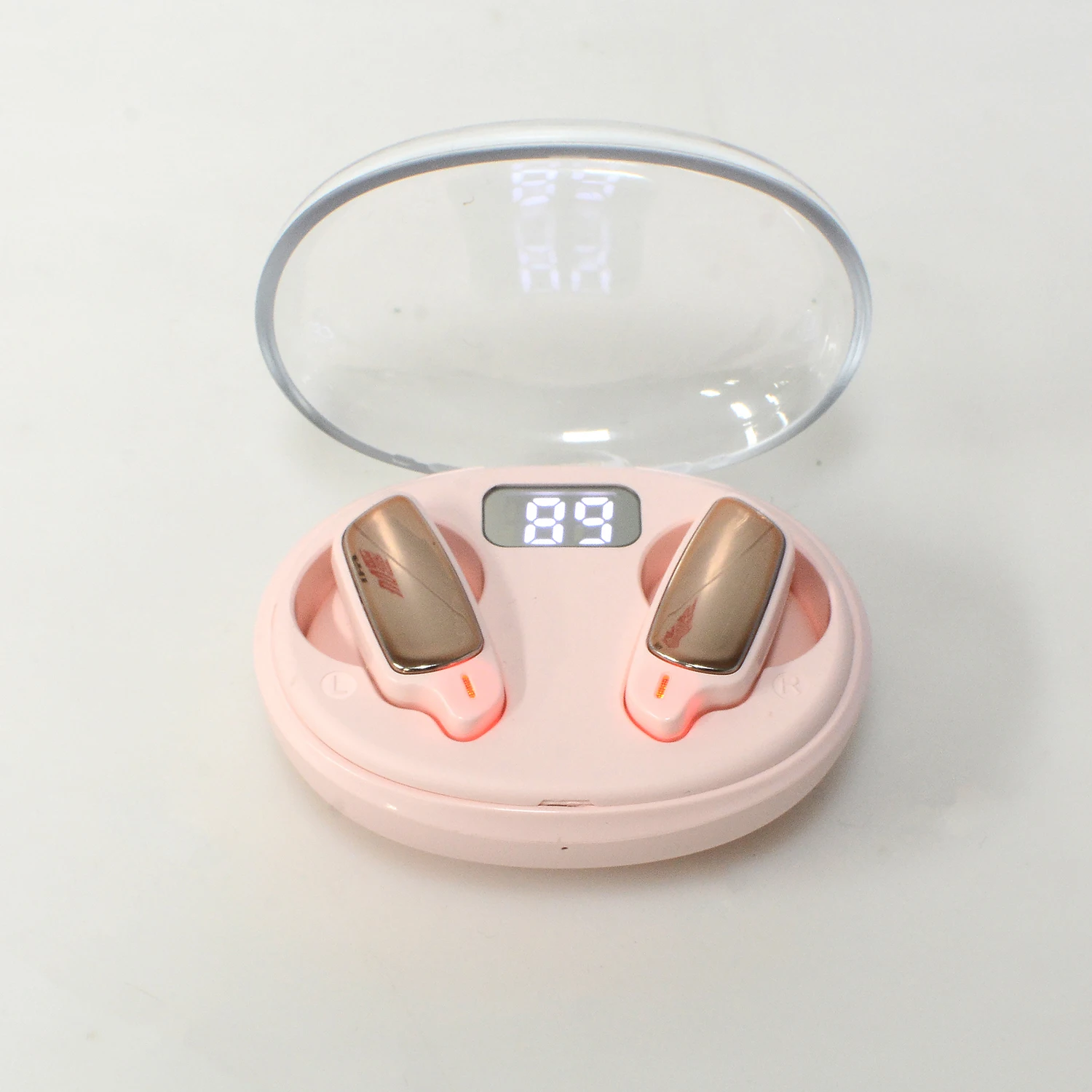 

Heavy Bass Sound Bass Tws Bluetooth Earphone Earbuds Wireless Pink White Tws