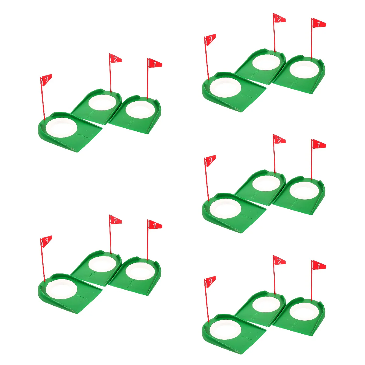 

15 Pcs Golf Putter Cup Cups Sports Games Indoor Balls Regulation Golfs Set Accessories Hole