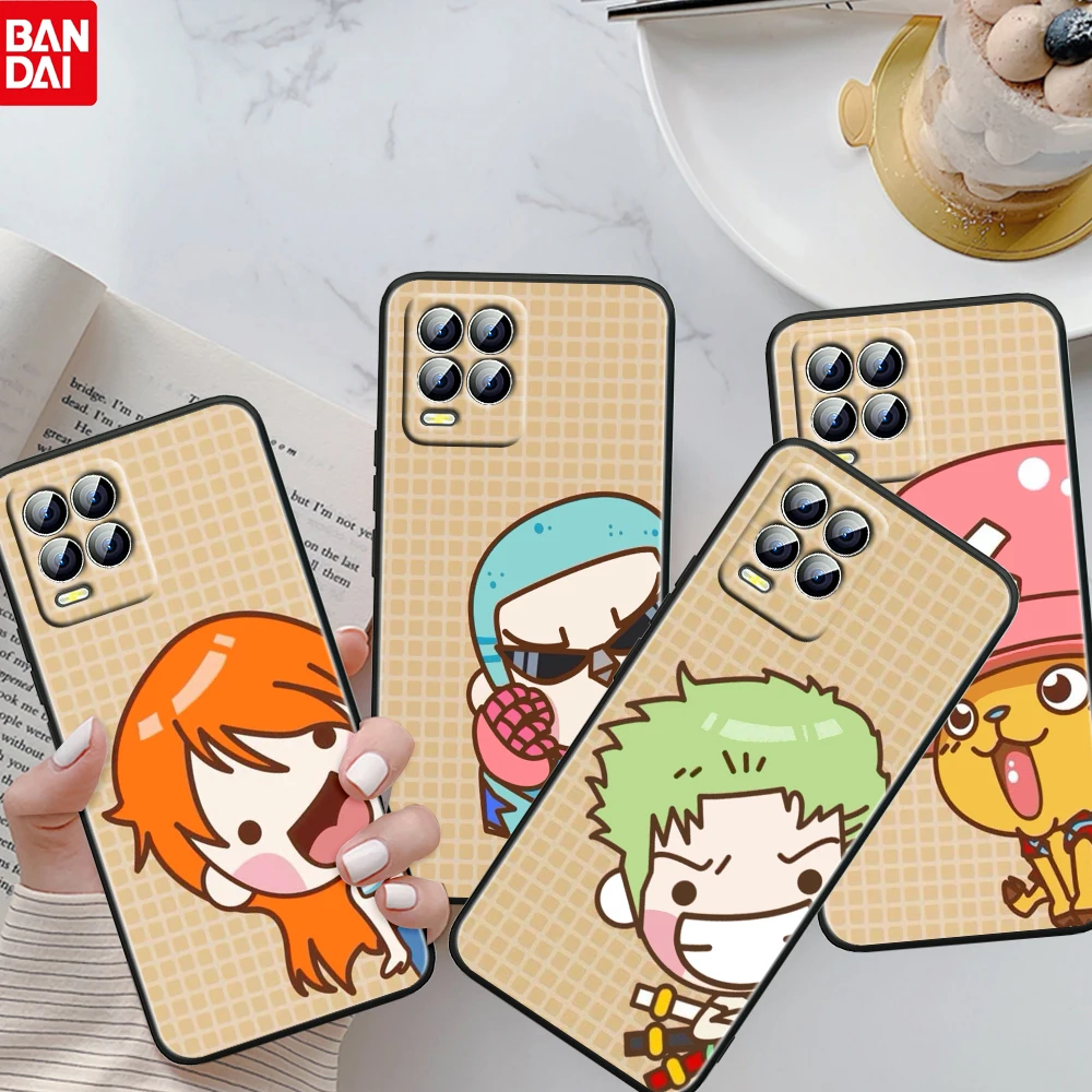 

One Piece Boy Luffy Ace For OPPO Realme GT Neo Master Edition 9i 8 7 Pro C21S Narzo 30 5G TPU Fundas Soft Black Phone Case Coque
