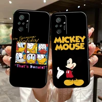 disney mickey mouse cartoon phone case for xiaomi redmi note 9t 9s 9 pro max 10 10x 10 pro max 10t 10s 5g coque back