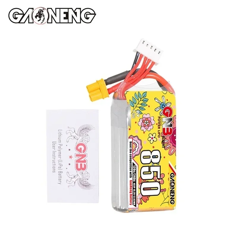 Аккумулятор GAONENG GNB 4S 15 2 в 850 мАч HV 120C LiPo Cinelog Cinewhoop запасные части для
