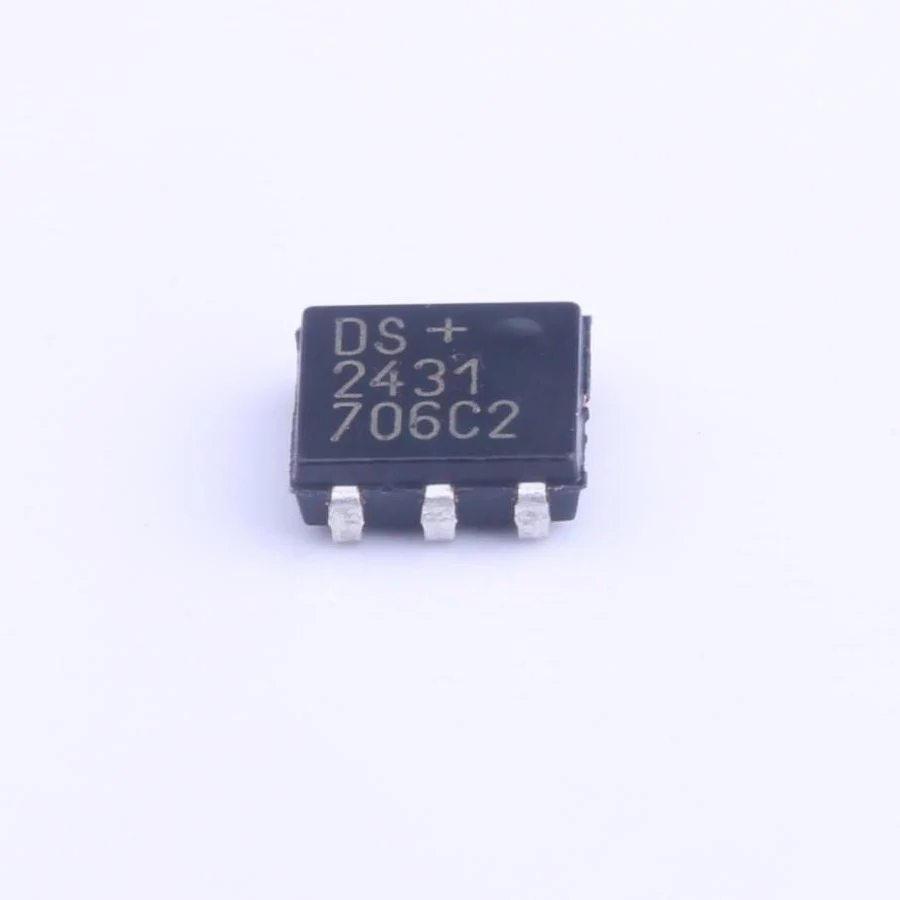 

10~50Pcs new original DS2431 DS2431P+T&R TSOC-6 DS+2431