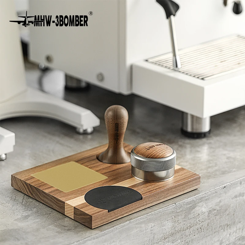 

Wood Support Base Coffee Tamping Station Protafilter Holder Coffee Filter Rack Tamper Base Barista Accessories Coffee Tools