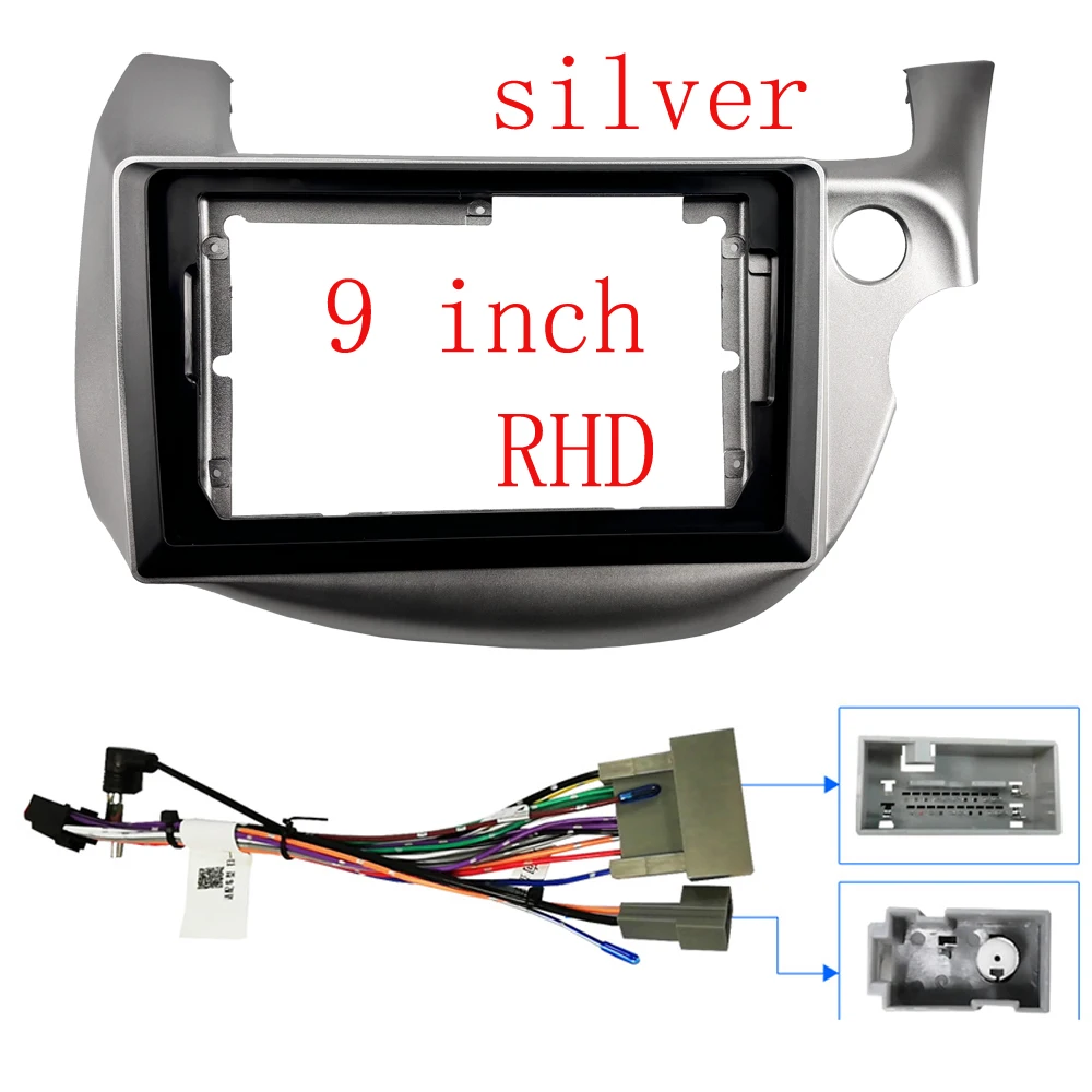 2 DIN 9-дюймовая автомобильная рама, адаптер для фасции для Honda Fit Jazz 2008-2013, Android-радио, комплект панели для установки приборной панели (art.: 3920cda41cd60) - 3920cda41cd60
