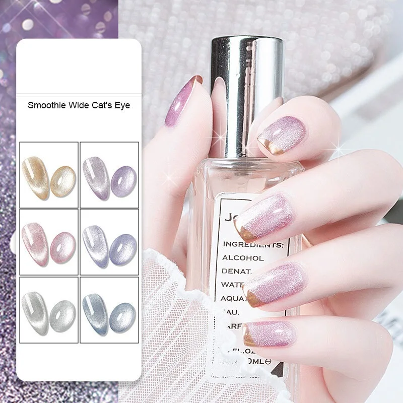 

2pxcs 8ML Jade Cat Eye Gel Nail Polish Magnetic Varnish Stamping Hybrid Reflection Permanent Paints Professional Color Nail Art
