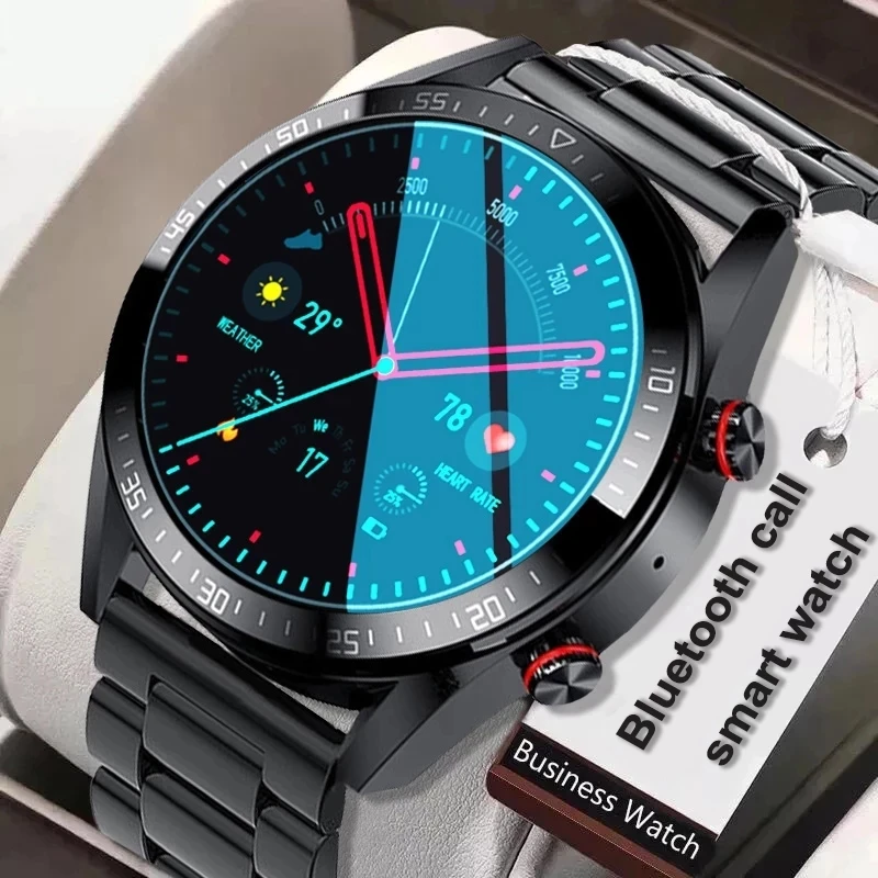 

454*454 1.39Inch AMOLED Screen Always Display The Time Smart Watch Bluetooth Call Local Music Weather Smartwatch For Men Android