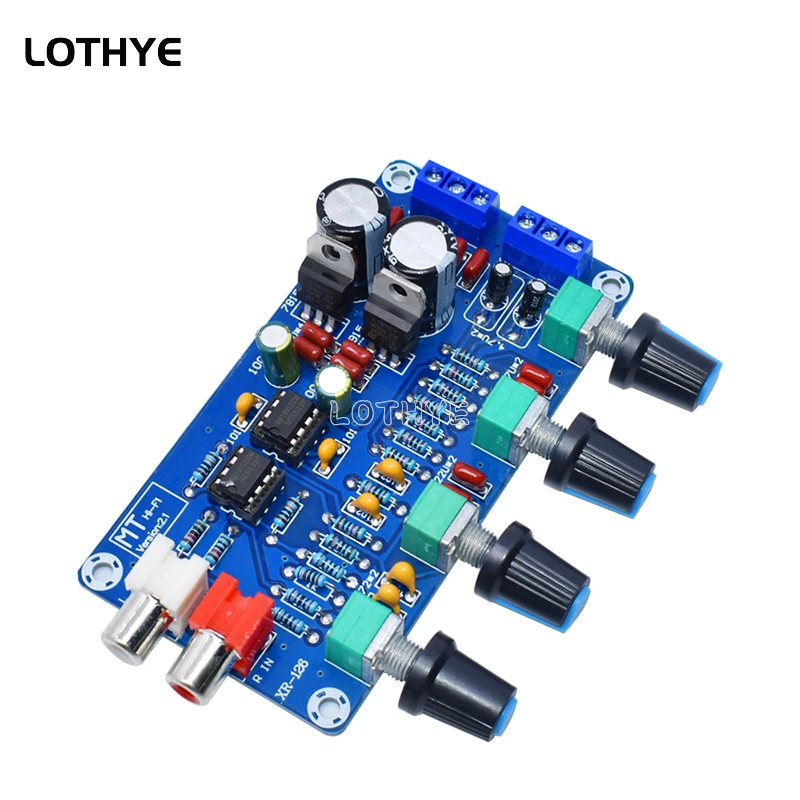 Предусилитель для телефона NE5532 Stereo Pre-усилитель предусилитель Tone Board Audio 4