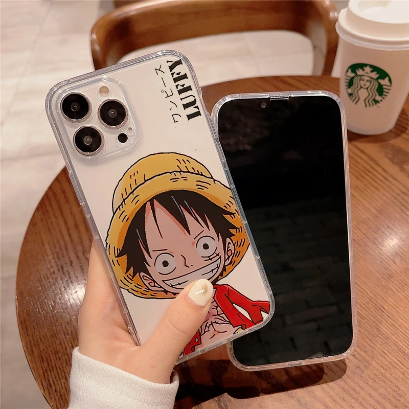 one piece phone case for iphone 11 12 pro max 13 pro 12 mini 6 7 8 6s plus x xr xs se 2020 funda hot tpu japan anime clear cover free global shipping