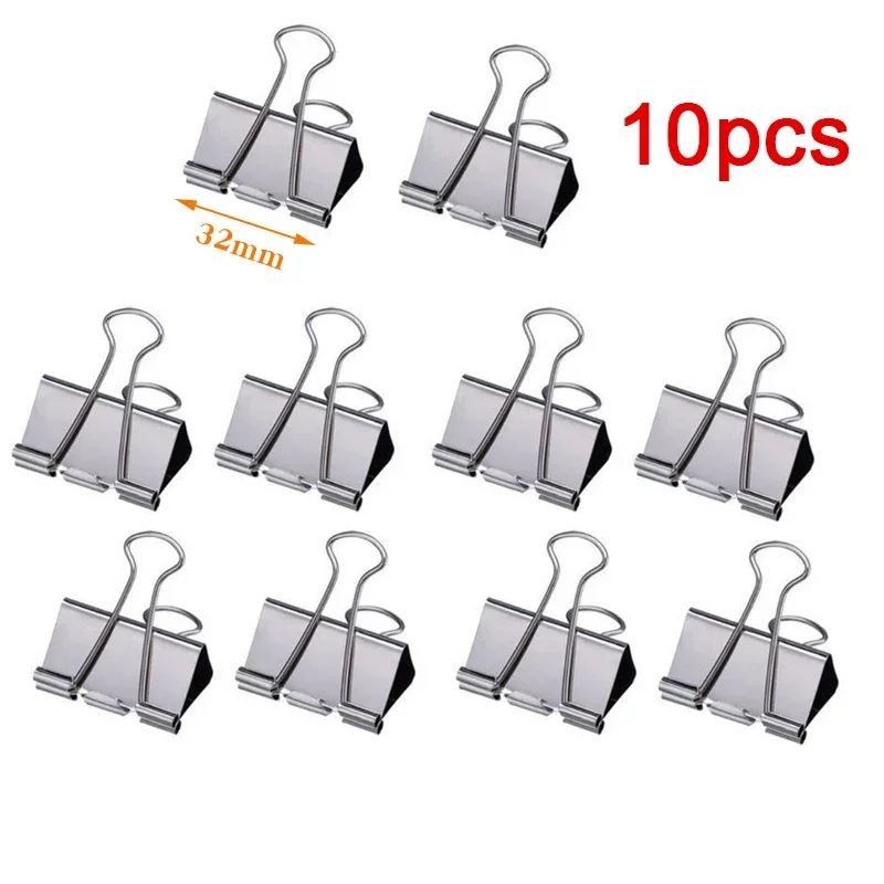 

Металлические зажимы для бумаг 15/19/32/40/50 мм