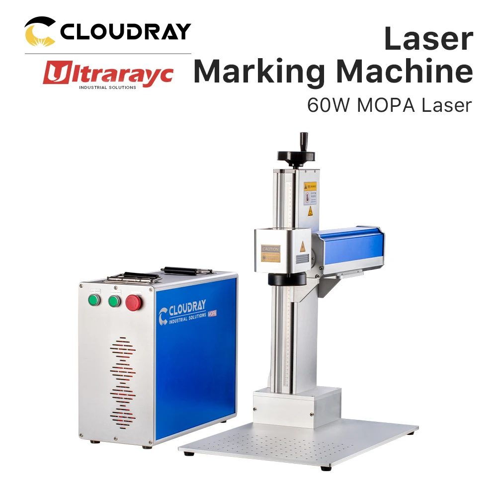 

Cloudray Laser Mopa Marking Machine 2.5D Engraving Machine 50W 60W Metal Color Deep Length Engrave for Jewelry Copper Silver DIY