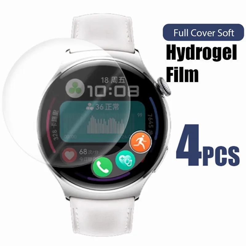 

4 шт., Защитная пленка для часов HUAWEI Watch 4 1,5 дюйма