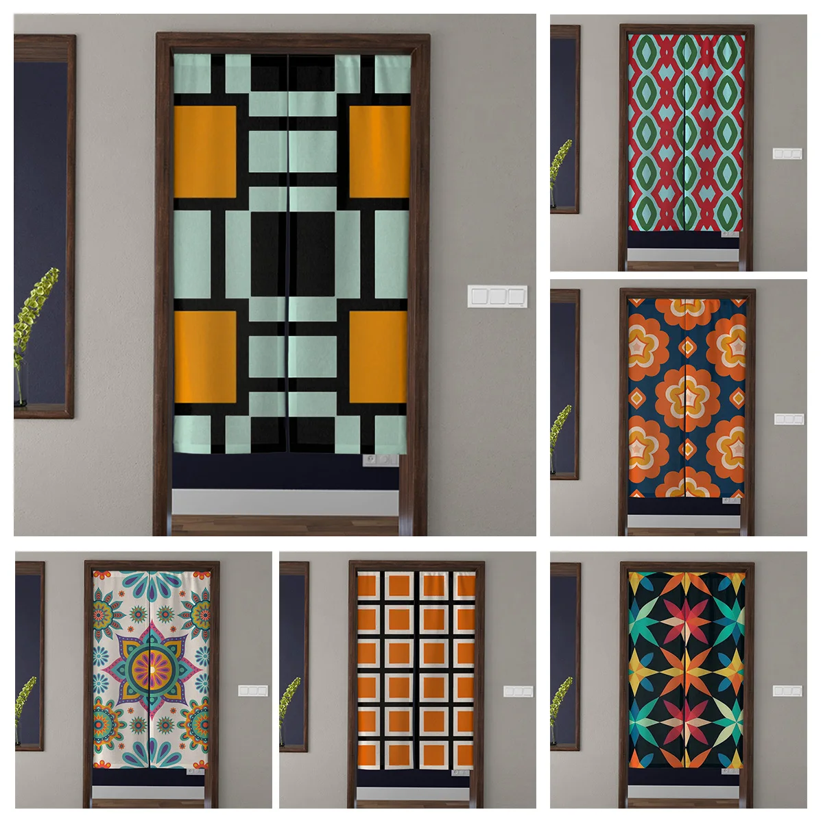 Дверная занавеска Noren для комнаты подвеска с защитой конфиденциальности