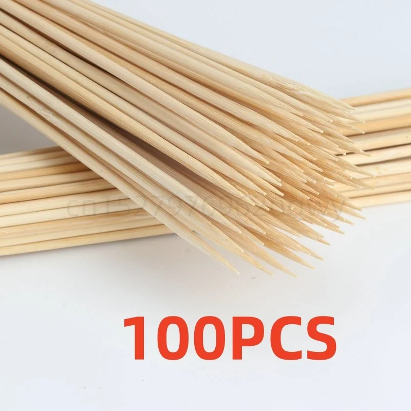 

Бамбуковые шампуры для барбекю, 100 штук