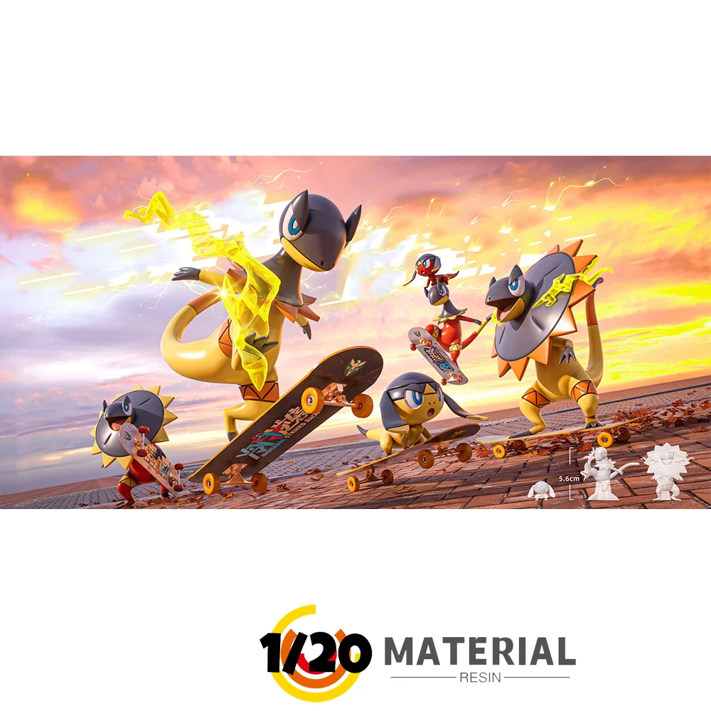 [Предзаказ] 1/20 фигурка из смолы [YEYU] - Helioptile & helуровisk NO-694-695