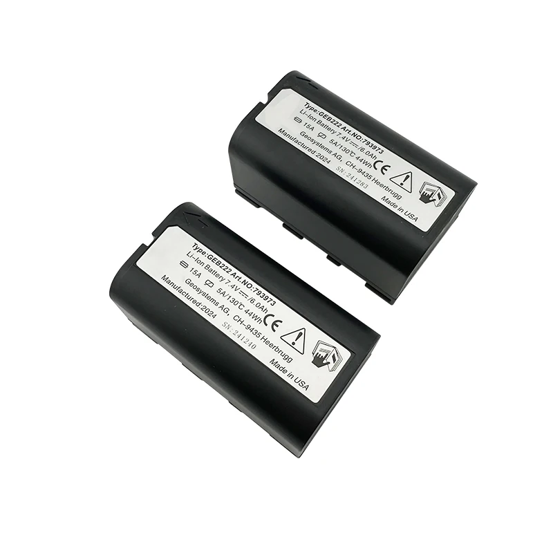 2 шт. литиевая батарея GEB222 для тахеометра Leica GPS системы ATX1200 1230 Piper 100 200 лаздов 7 4 В