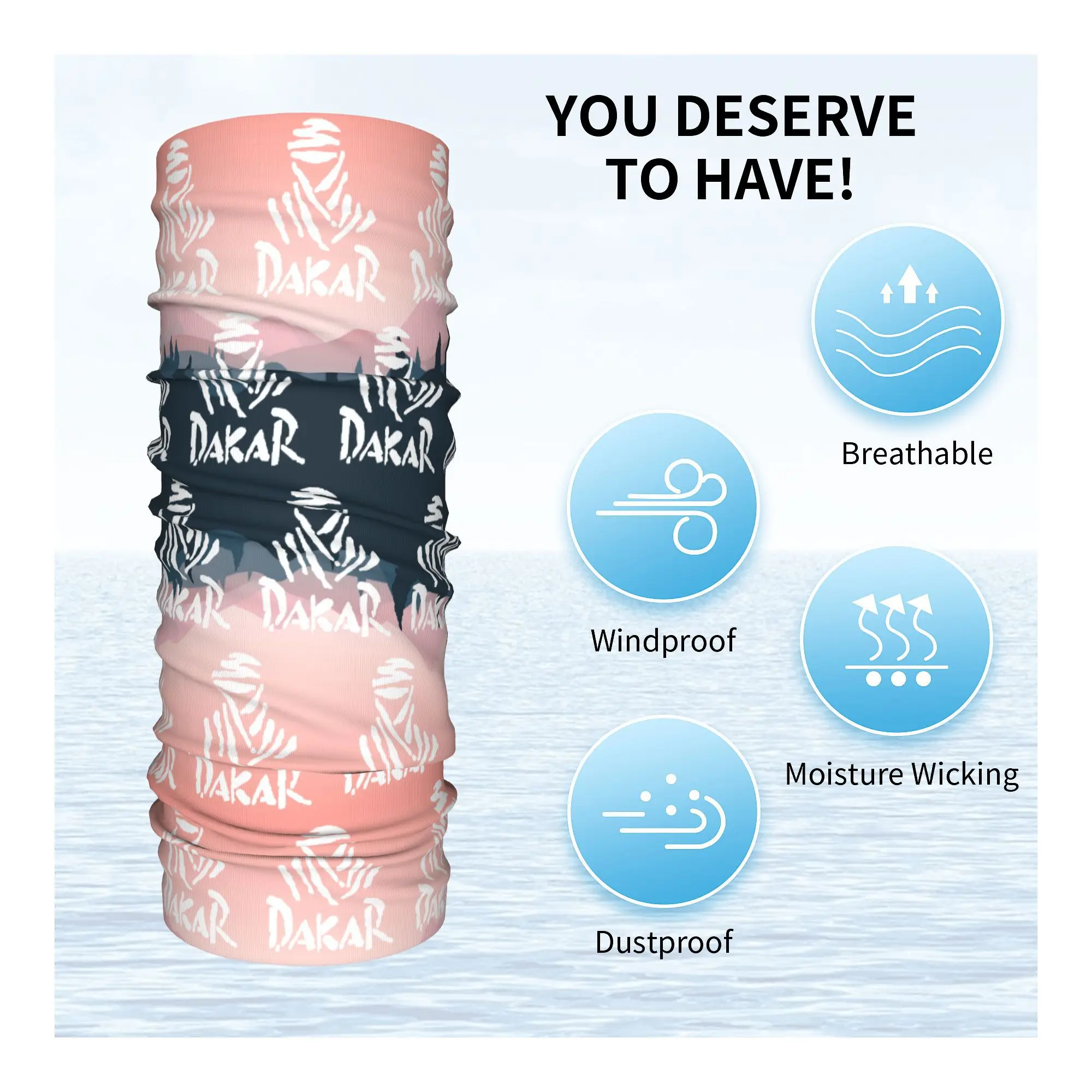 Пользовательские D-Dakares Image гетры для мужчин и женщин УФ-защита лица зимний