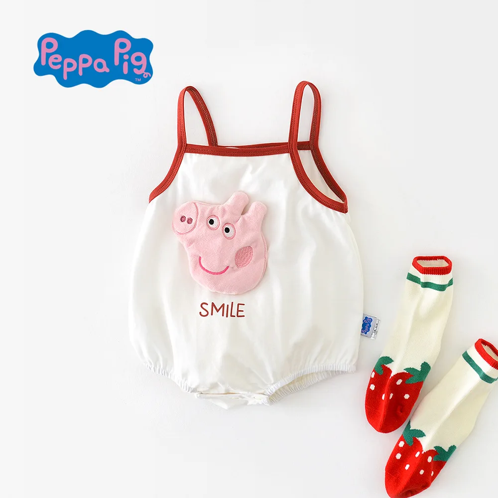 Однофирменный летний детский слинг Peppa Pig Одежда для новорожденных мультяшный в