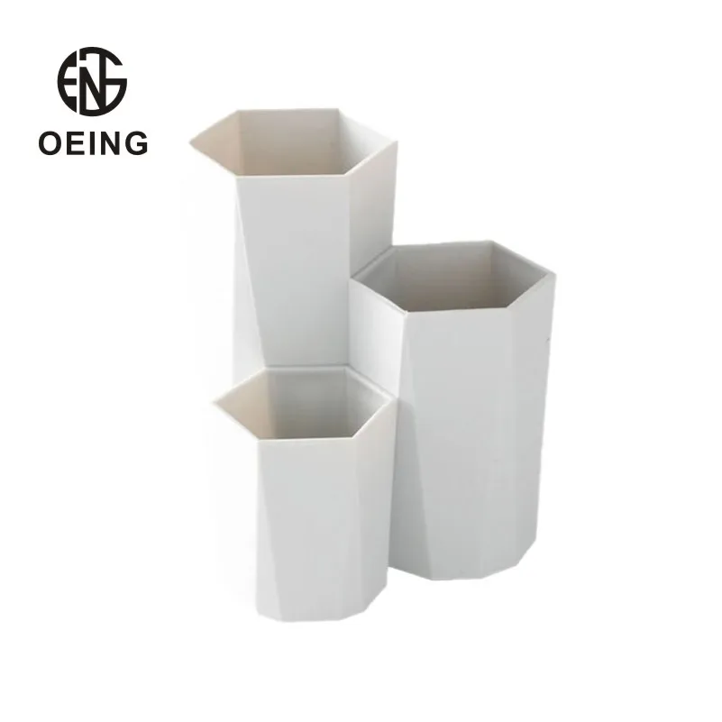 

Home Room 3 Grid Makeup Brush Storage Box Desktop Desktop Storage Box Makeup Pen Holder Office Stationery Makeup Storage