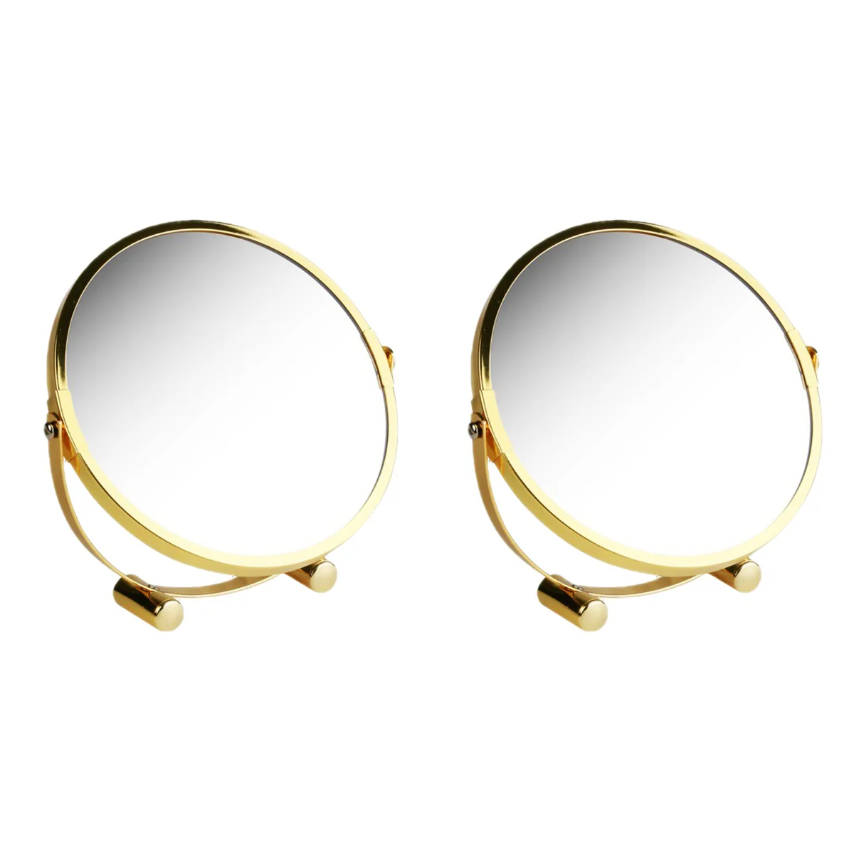 

Rotating Vanity Mirror Small Makeup Mirrors Bedroom Stand Desk Table Face Round