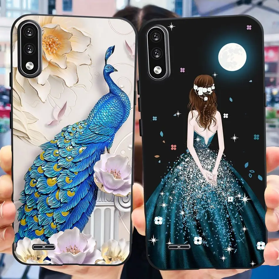 Для LG K22 чехол 2020 LM-K200 K200B K200E K200Z Милая окрашенная мягкая задняя крышка бампер