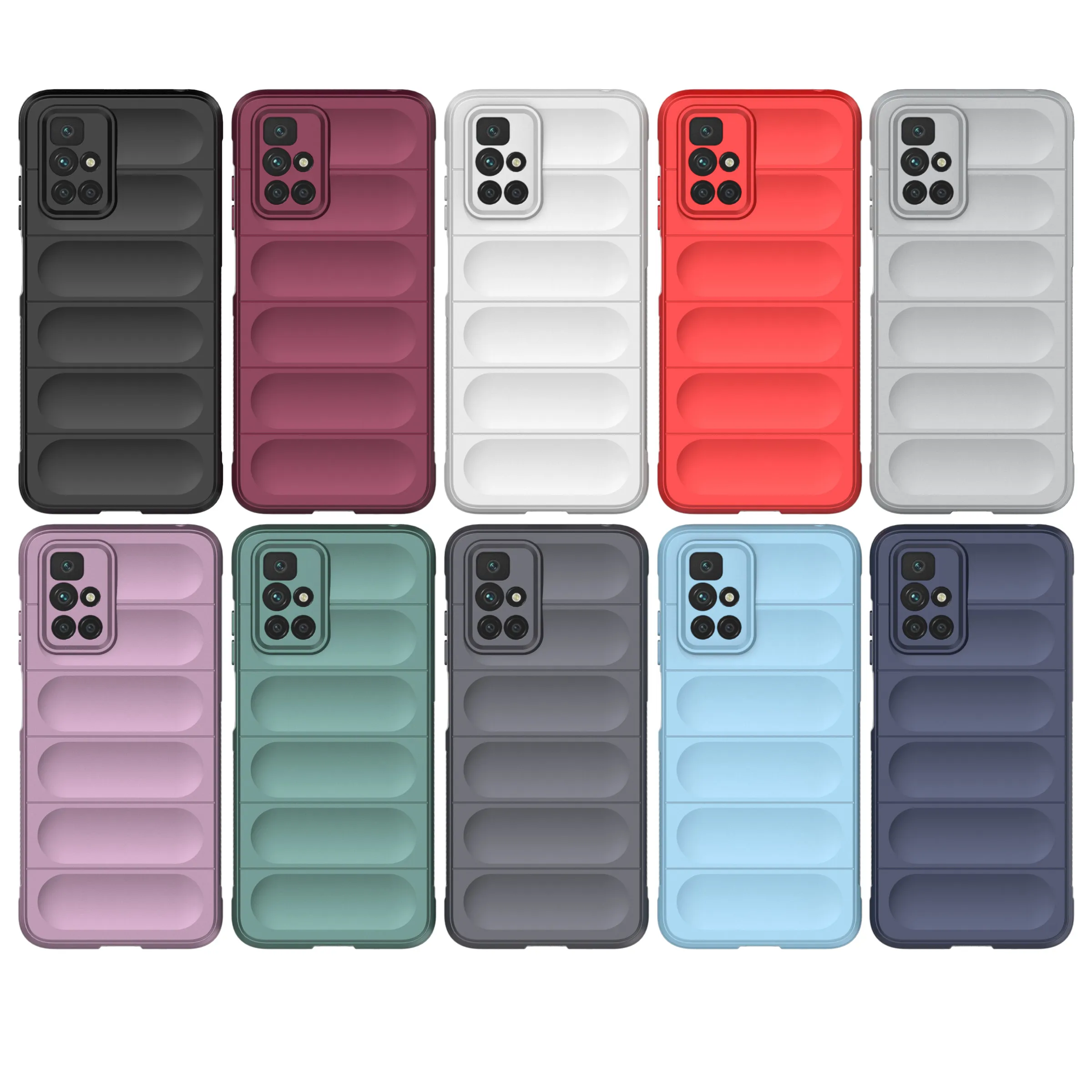 For Xiaomi Redmi 10 4G Cover Redmi 10 Case Rubber Shockproof Soft Silicone Protective Bumper For Xiaomi Redmi 10 Fundas 6.5 inch