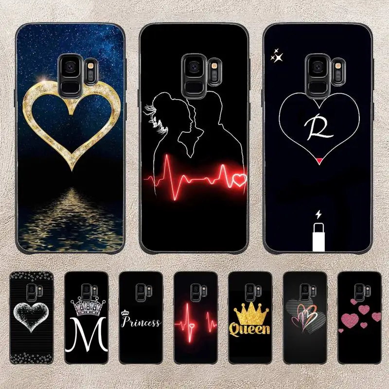 

Heart Love Crown Phone Case For Samsung Galaxy S6 S7 Edge Plus S9 S20Plus S20ULTRA S10lite S225G S10 Note20ultra Case