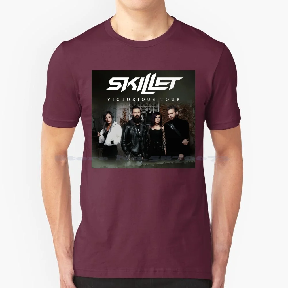 Фото Nyobain Skillet Tour 2019 Victorious 2 футболка 100% хлопок футболка Nyobain Skillet Tour 2019 Victorious 2 №1