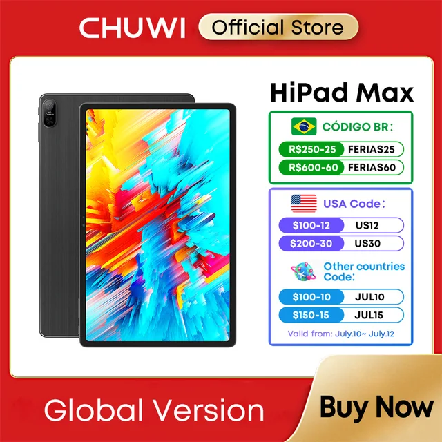 CHUWI HiPad Max 10.36-inch Fullview Display Snapdragon 680 Octa-core 8GB DDR4 128GB ROM 4G LTE GPS Android 12 Tablet PC 1
