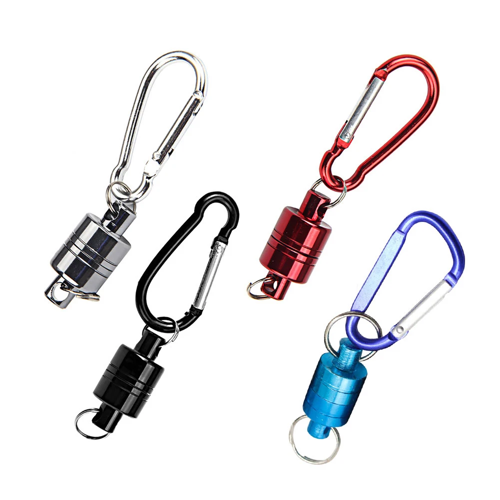 

Outdoor Portable Strong Magnetic Carabiner Magnet Tent Pole Post Lamp Holder Hook Camping Equipment Hunting Fishing Tools