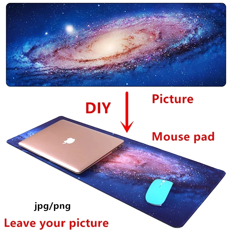 Большой размер DIY пользовательский коврик для мыши Коврик Аниме игровой XL милый