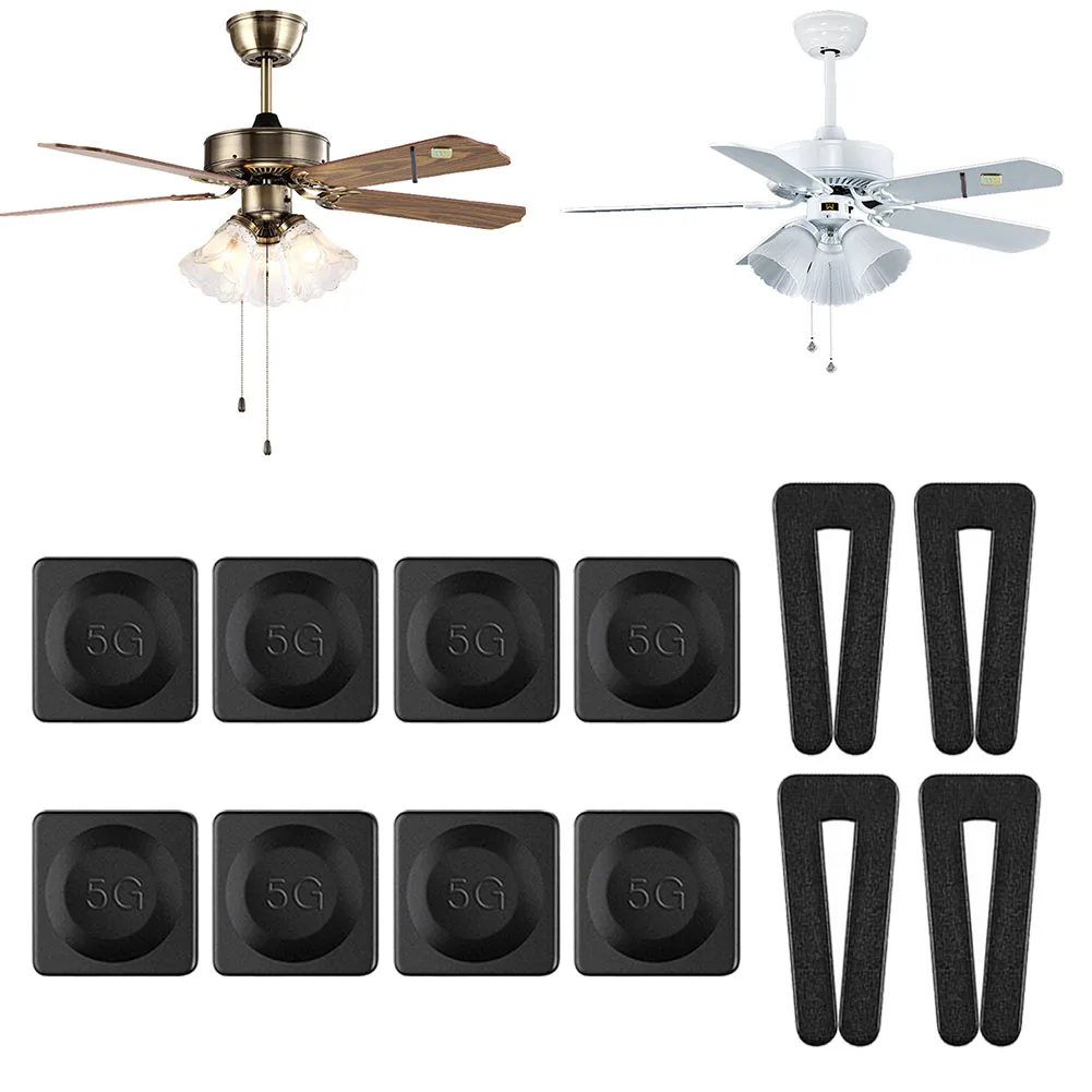 

Accessories Balance Clamp 4 Sets 42*18*7mm 5GM Weight Balancing Kit Black Blade Ceiling Fan Compatible Plastic