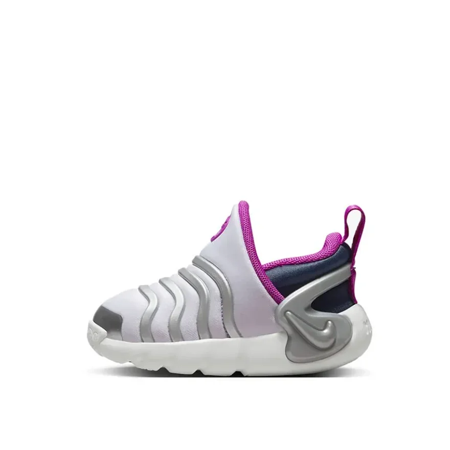 Nike Dynamo Go Flyease Спортивная и повседневная обувь Белый порошок для младенцев малышей