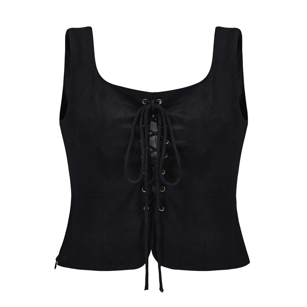 

Костюм для косплея средневековой пиратской эпохи, двусторонний крестьянский лиф