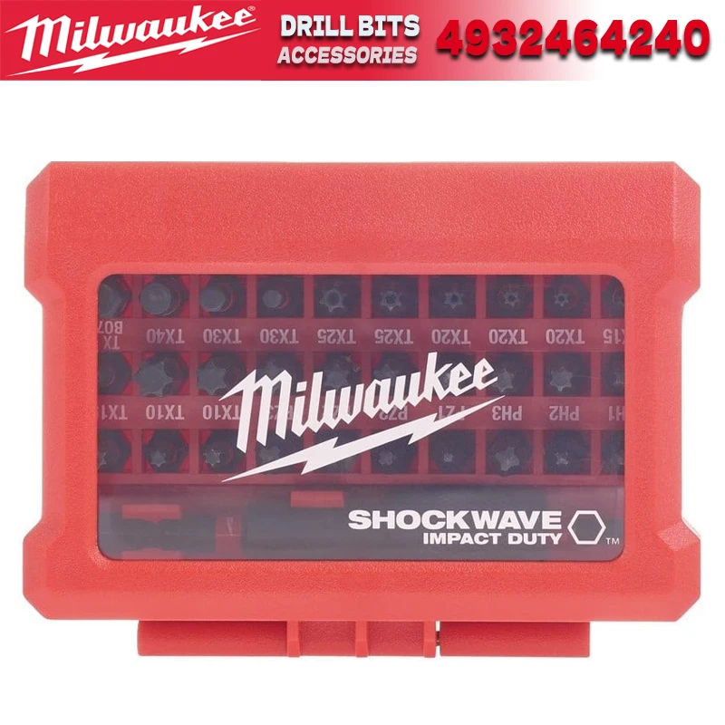 

Milwaukee SHOCKWAVE, набор бит для ударной дрели, 32 шт.