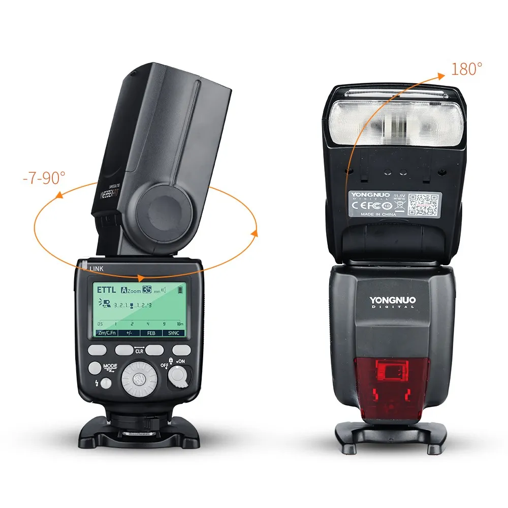 Беспроводная вспышка YONGNUO YN686EX-RT ETTL Speedlite Flash 2 4G HSS 1/8000s Master с литиевой батареей для